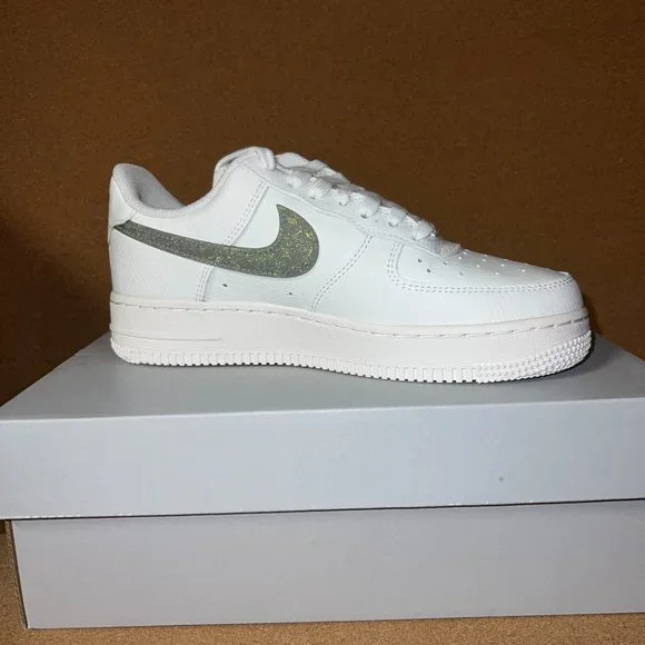 Nike Shoes Womens Nike Air Force Glitter Swoosh 6585 Poshmark